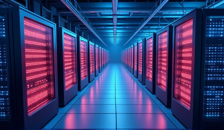 A digital archive with organized files, representing data retention.